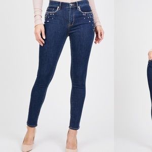 Juicy couture embellished jeans